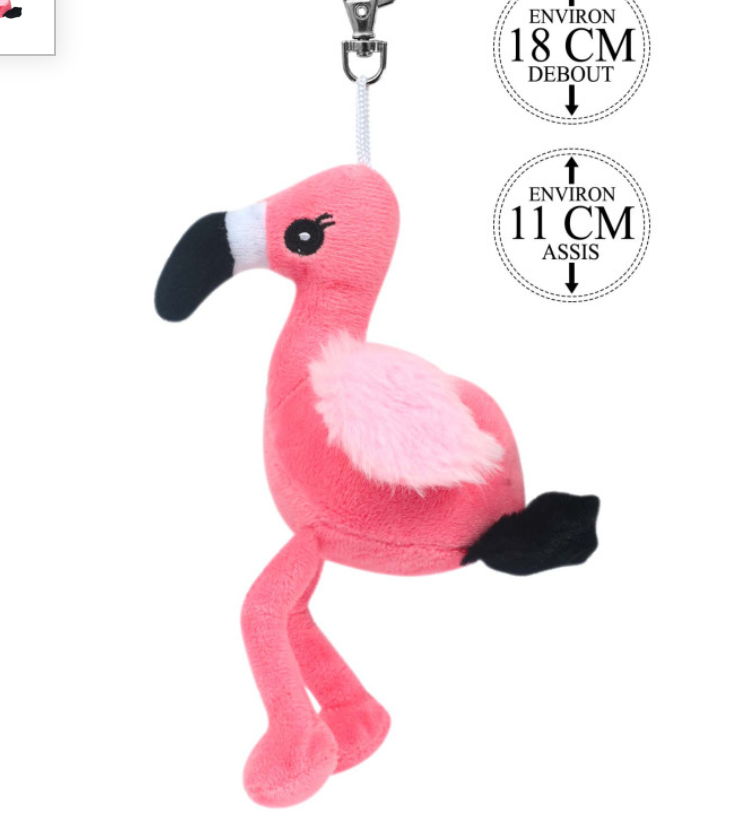 Porte-clefs Fynn le Flamant