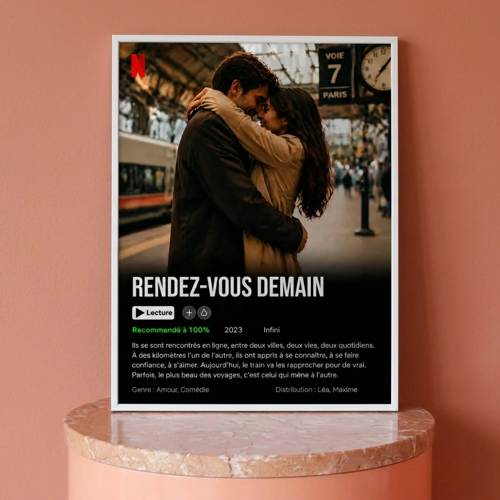Affiche cinéma personnalisable
