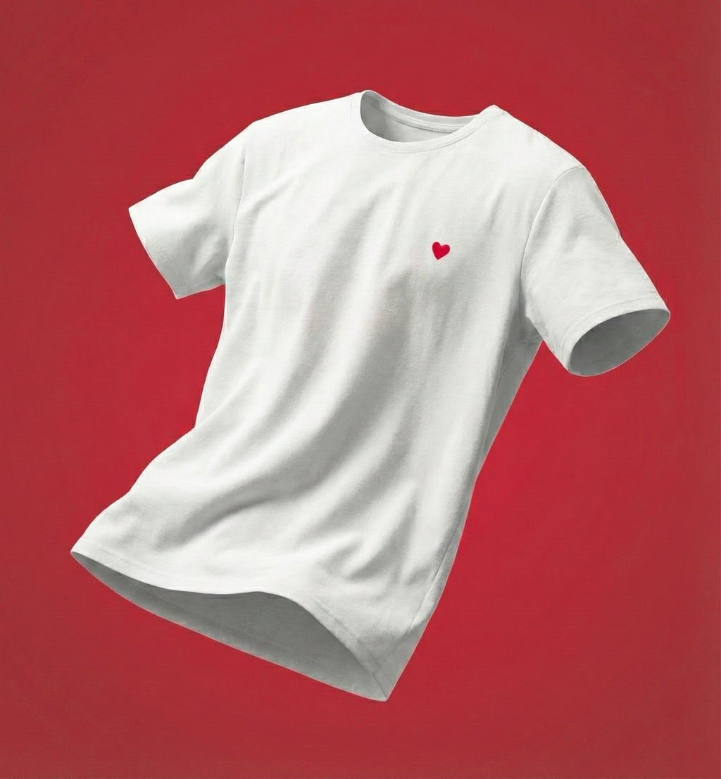 T-shirt avec logo coeur